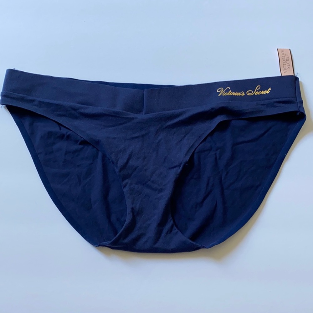 NWT Victoria Secret navy blue panties